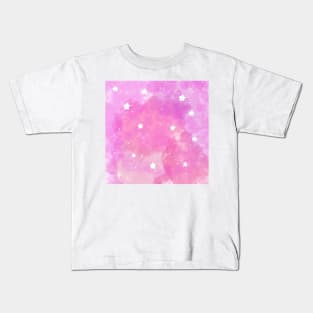 Stary  Watercolor Background Kids T-Shirt